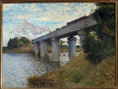 Jernbanebroen ved Argenteuil Maleri av Claude Monet (1840-1926) 1873 Søn. 0,55x0,72 m Paris, Musee d