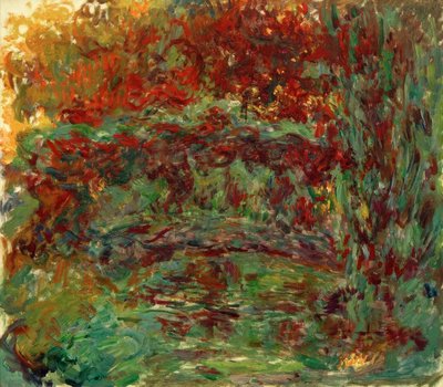 Den japanske broen av Claude Monet