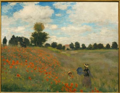 Valmuene i Argenteuil av Claude Monet