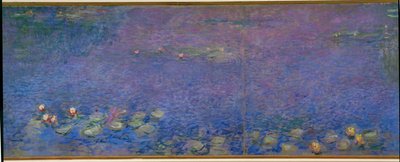 Vannliljer: Morgen (olje på lerret) av Claude Monet