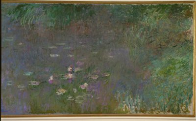 Vannliljer: Morgen (olje på lerret) av Claude Monet