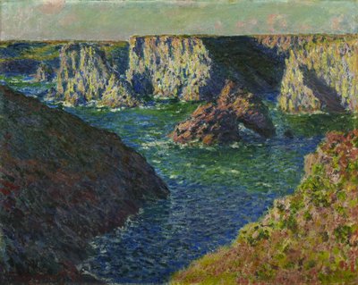 Bergartene i Belle-Ile Bergartene i Belle-Ile, 1886. av Claude Monet