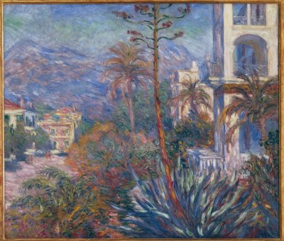 Villaene i Bordighera av Claude Monet