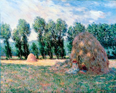 ""Høystakkene"" Maleri av Claude Monet (1840-1926) 1885 Dim 65,2x81,5 cm Ohara Museum of Art, Kurashiki av Claude Monet