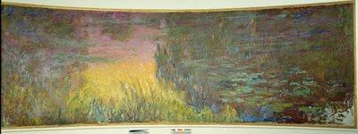 Vannliljene, solnedgang Maleri av Claude Monet (1840-1926) 1914-1926 Diptyk på 2 x 3 m hver del. Paris. Orangerie museum av Claude Monet