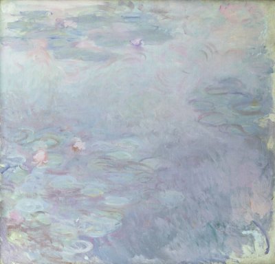 Lyse nymfeer av Claude Monet