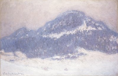 Mont Kolsaas, tåkete vær, 1895 av Claude Monet