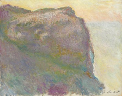 On the Cliff, Petit D"Ailly; On the Cliff, at Petit Ailly, 1896 av Claude Monet