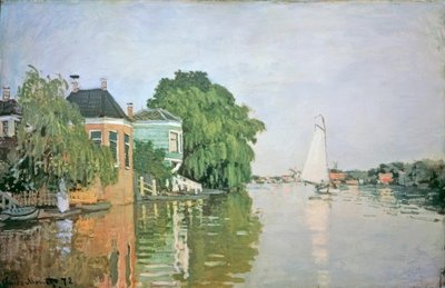 Landskap nær Zaandam av Claude Monet