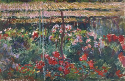 Peonhage, 1887 av Claude Monet