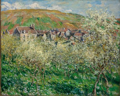 Blomstrende plommetrær av Claude Monet