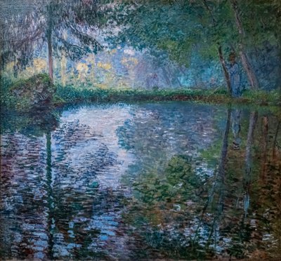 Dam ved Montgeron av Claude Monet