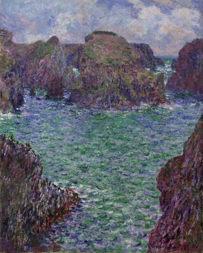 Port-Goulphar, Belle-Île av Claude Monet