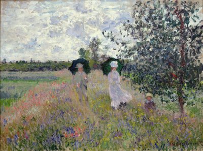 Promenade nær Argenteuil av Claude Monet