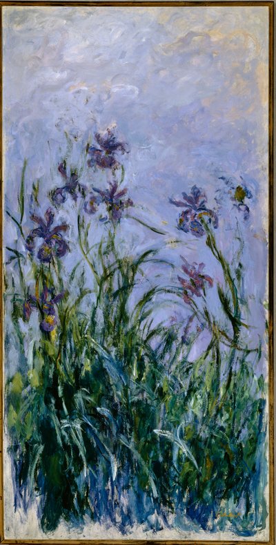 Lilla iris, 1914-17 av Claude Monet