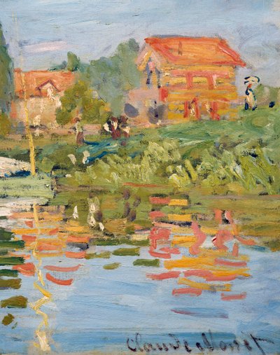 Regattaer på Argenteuil, ca. 1872 (olje på lerret) (detalj) av Claude Monet