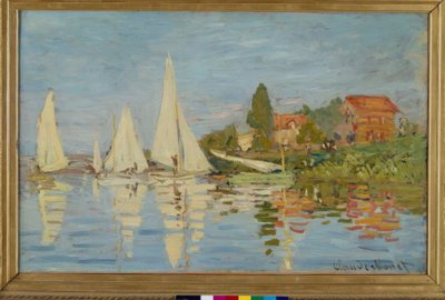 Regattaer i Argenteuil av Claude Monet