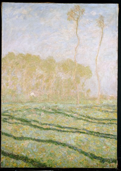 Spring Countryside ved Giverny, 1894 av Claude Monet