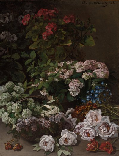 Vårblomster av Claude Monet