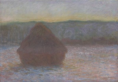 Stabel av hvete av Claude Monet