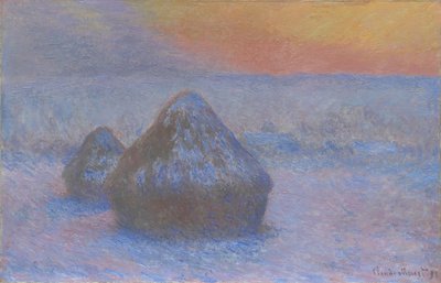 Stabler av hvete av Claude Monet