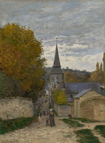 Gate i Sainte-Adresse. 1867 av Claude Monet