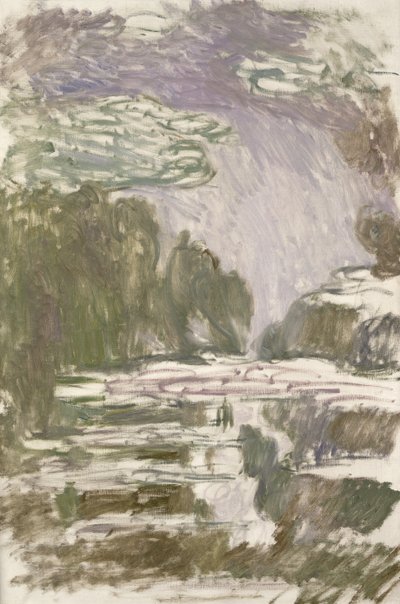 Studie for vannliljene, 1907 av Claude Monet