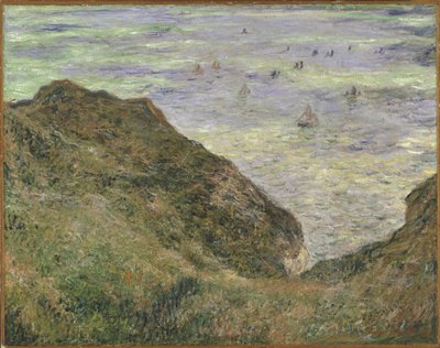 På klippen ved Pourville - På klippen ved Pourville - Monet, Claude (1840-1926) - 1882 - Olje på lerret - 64x82 - Nationalmuseum Stockholm av Claude Monet