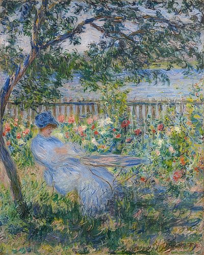 Terrasse i Vétheuil. 1881 av Claude Monet