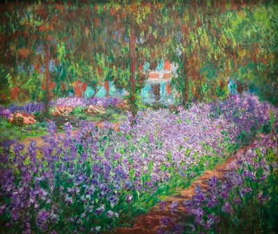Kunstnerhagen i Giverny av Claude Monet