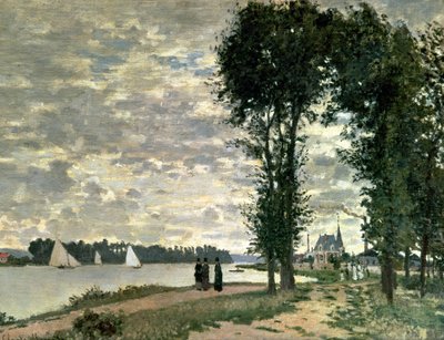 The Banks of the Seine at Argenteuil, 1872 av Claude Monet