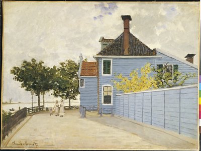Det blå huset, Zaandam av Claude Monet