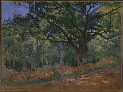 Bodmer-eiken, Fontainebleau-skogen, 1865 av Claude Monet