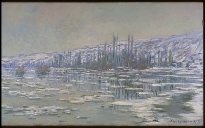 Isens oppløsning (La Débâcle eller Les Glaçons) av Claude Monet