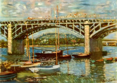 Broen over Seinen ved Argenteuil, 1874, 1937. av Claude Monet