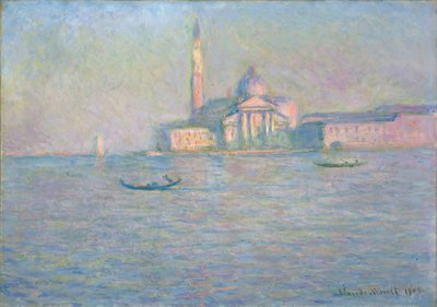 San Giorgio Maggiore-kirken, Venezia, 1908 av Claude Monet