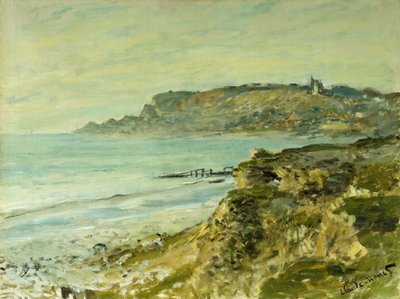 Klippene ved Sainte-Adresse; The Cliff of Saint Address, 1873 av Claude Monet