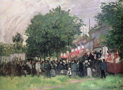 Den fjortende juli av Claude Monet
