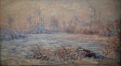 Frost, sol-effekten av Claude Monet