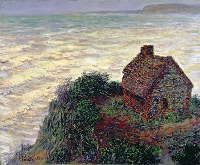Tollbetjentens hus, Varengeville, 1882 av Claude Monet