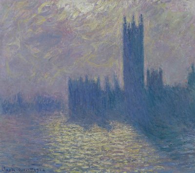 The Houses of Parliament, Stormy Sky, 1904 av Claude Monet