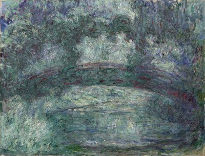 Den japanske broen av Claude Monet