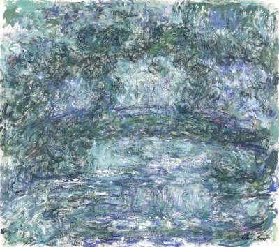 Den japanske broen; Den japanske broen, ca. 1918-1924 av Claude Monet
