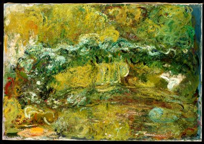 Den japanske broen, ca. 1918-24 av Claude Monet