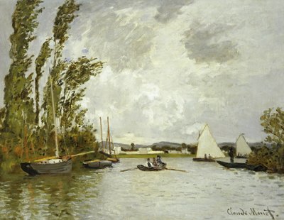 Den lille grenen av Seinen ved Argenteuil av Claude Monet