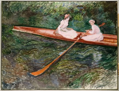 Den rosa robåten av Claude Monet