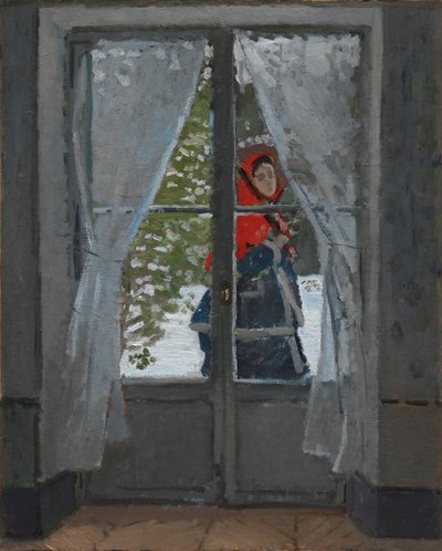 Det røde tørkleet av Claude Monet