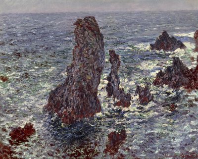 The Rocks at Belle-Ile av Claude Monet