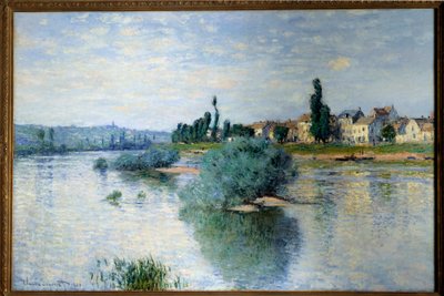 Seinen ved Lavacourt av Claude Monet