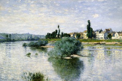 Seinen ved Lavacourt av Claude Monet